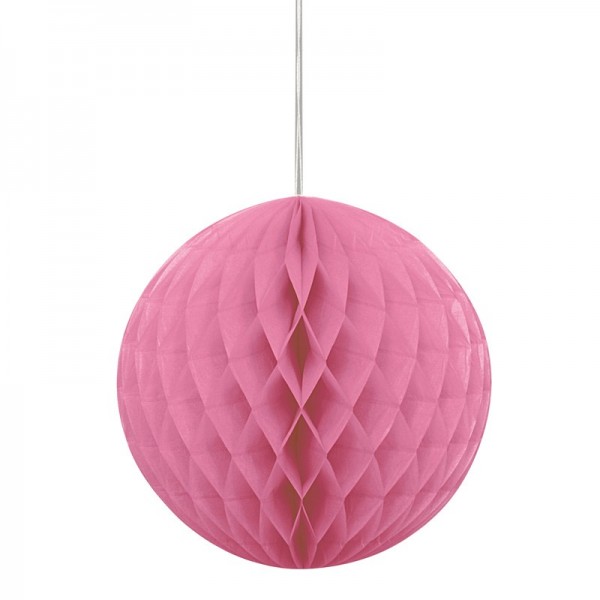 Niedlicher Rosener Wabenball 20cm
