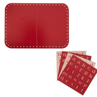 Valentines Servierplatte mit Buchstaben 42 x 29,7cm