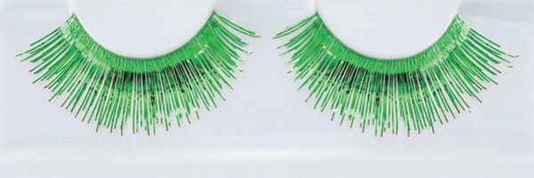 Grüne Wimpern Metalloptic