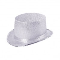 Silberner Glitzer Zylinder
