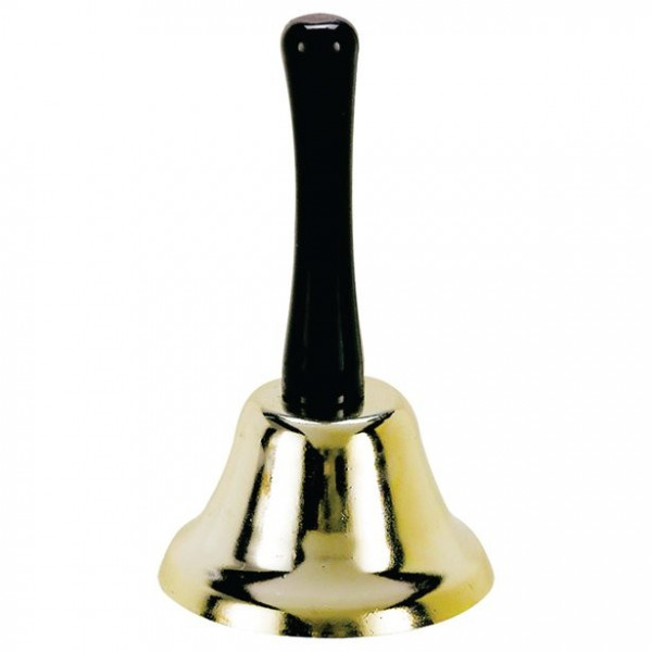 Santas Weihnachtsglocke in Gold