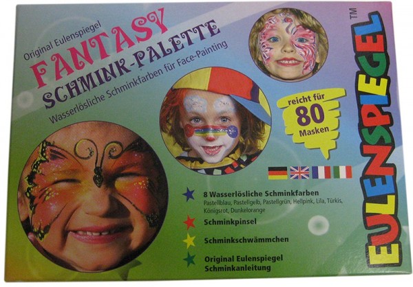 Fantasy Schminkfarben-Set 28g Mit Anleitung