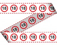 Verkehrsschild 18 Absperrband 15m