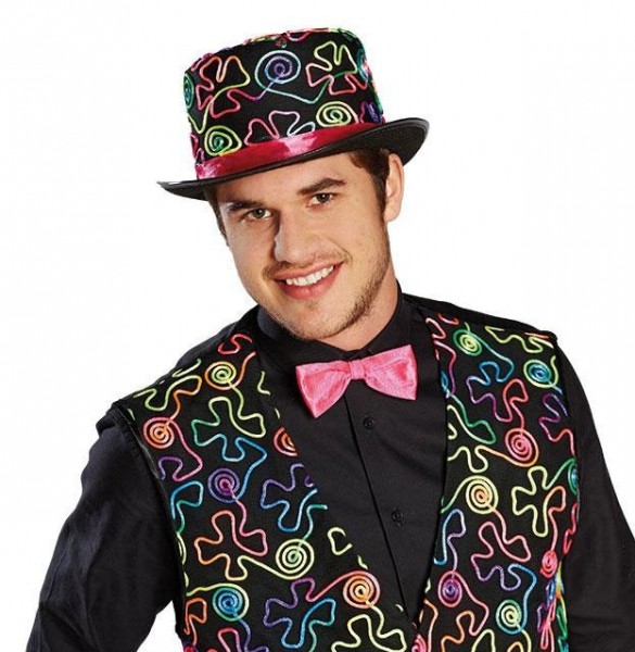 Crazy Guiseppe Zylinder Mit Neonmuster