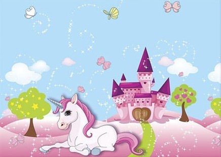 Einhorn Traumwelt Tischdecke 1,8 x 1,2m