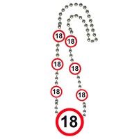 Verkehrsschild 18 Halskette