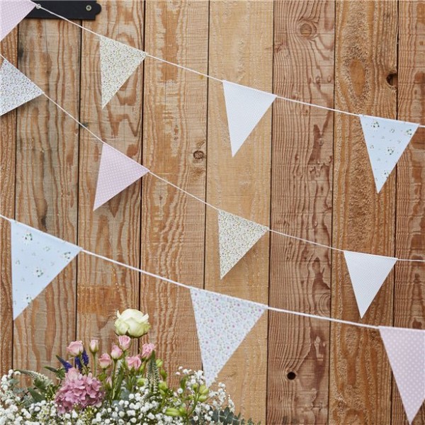 Landliebe Hochzeit Wimpelkette 10m
