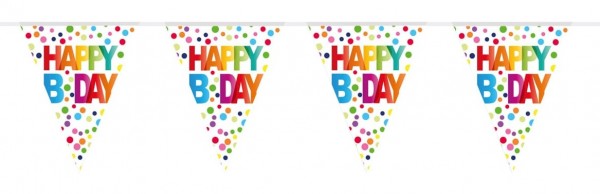 Splendid Birthday Wimpelkette 10m