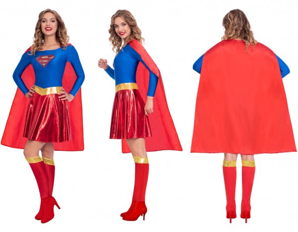 Supergirl Lizenz Damenkostüm 5