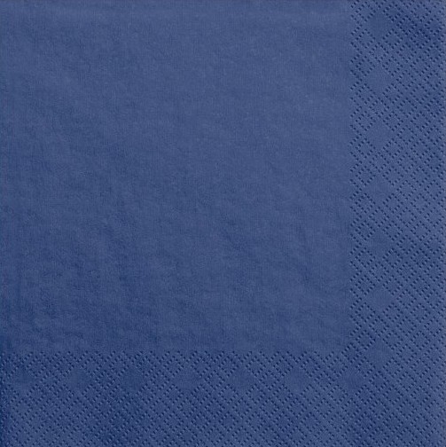 20 Servietten Scarlett dunkelblau 33cm