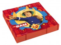20 Feuerwehrmann Sam SOS Servietten 33cm
