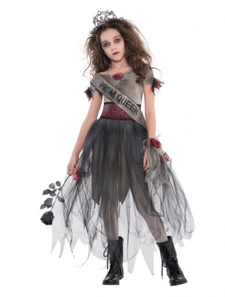 Prom Night Queen Zombie Kinderkostüm