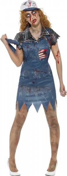 Farmergirl Zombie Damenkostüm