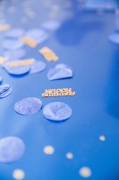 Vorschau: Elegant Blue 50th Birthday Streudeko 25g