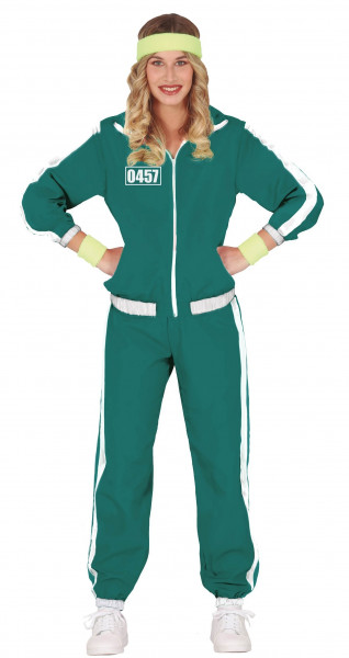 Grüner Todesspiel Jogginganzug für Damen