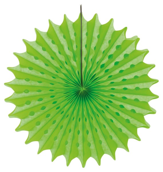 Fächer Honigwaben apfelgrün 45cm