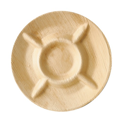 6 Palmblatt Teller Rossini 5-geteilt 24,5cm