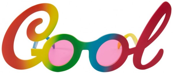 Regenbogen Scherzbrille Cool