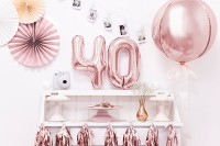 Vorschau: Orbz Ballon Partylover roségold 40cm