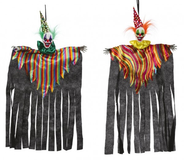 Horror Clown Hängedeko für Halloween 75cm