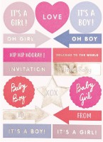 DIY Grußkartenset Hello Baby Hase