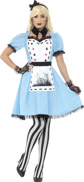 Crazy Alice Premium Damenkostüm
