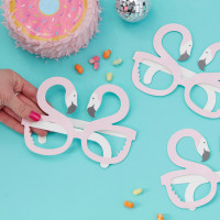 Vorschau: 8 Flamingo Beach Papierbrillen