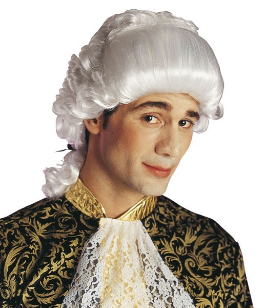 Bastien Barock Perücke In Weiß