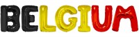 Belgium Folienballon Schriftzug
