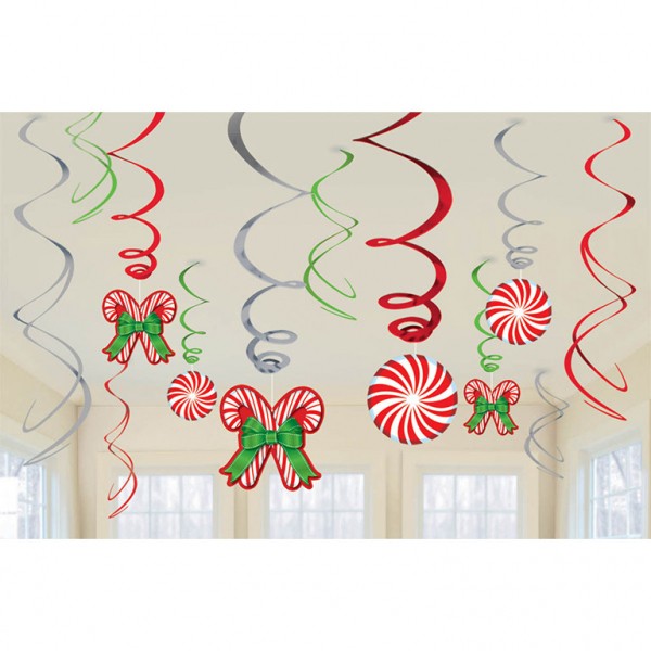 12 Sweet Christmas Spiralhänger 61cm
