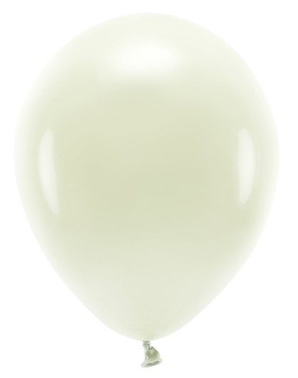 10 Eco Pastell Ballons creme 26cm