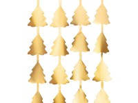 Goldener Tannenbaum Vorhang 1 x 2,45m
