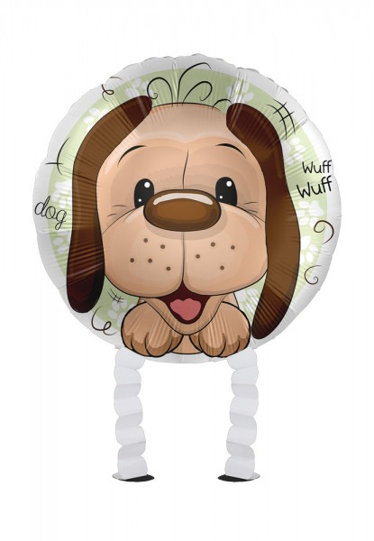 Kleiner Hund Airwalker Folienballon 43cm