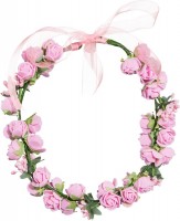 Flora Blumenkranz in rosa