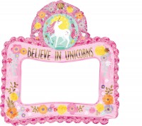 Folienballon Magisches Einhorn 66 x 68cm