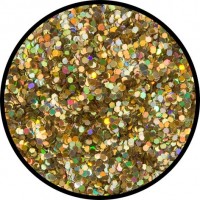Gold Juwel Grober Glitzer