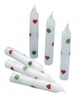2 Lebenslicht Kerzen Viel Glück 13cm