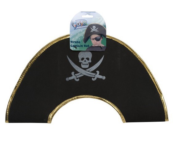 Kinder-Piratenhut Mit Goldenem Saum 2