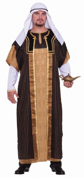 Araber Haikin Herrenrobe In Gold-Braun