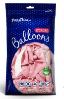 Vorschau: 10 Partystar Luftballons pastellrosa 30cm