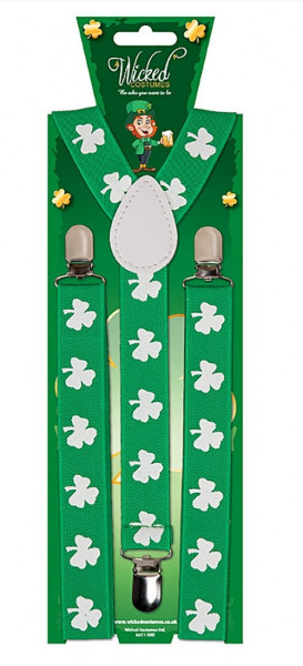 St. Patricks Day Kleeblatt Hosenträger