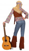 Vorschau: Hippiekostüm für Damen Classic