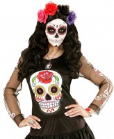 Vorschau: Rote Glitzer Rosen Haarspange