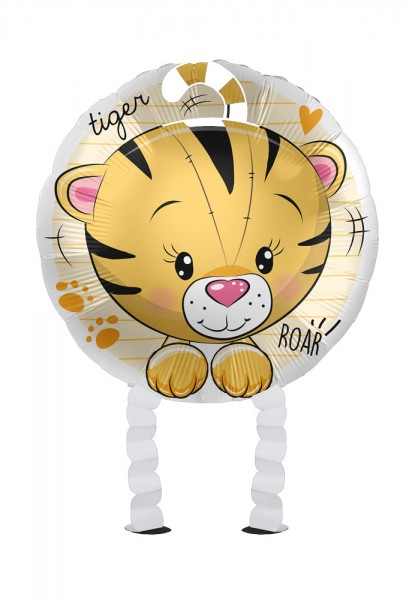 Kleiner Tiger Airwalker Folienballon 43cm