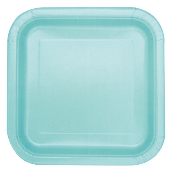 14 Pappteller Vera mint 23cm