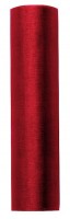 Organza Stoff Julie rot 9m x 16cm