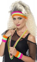 Buntes Neon Stirnband Mit Zwei Armbändern