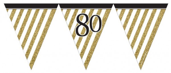 Magical 80th Birthday Wimpelkette 3,7m