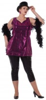 Glitzer Pailletten-Kleid Pink