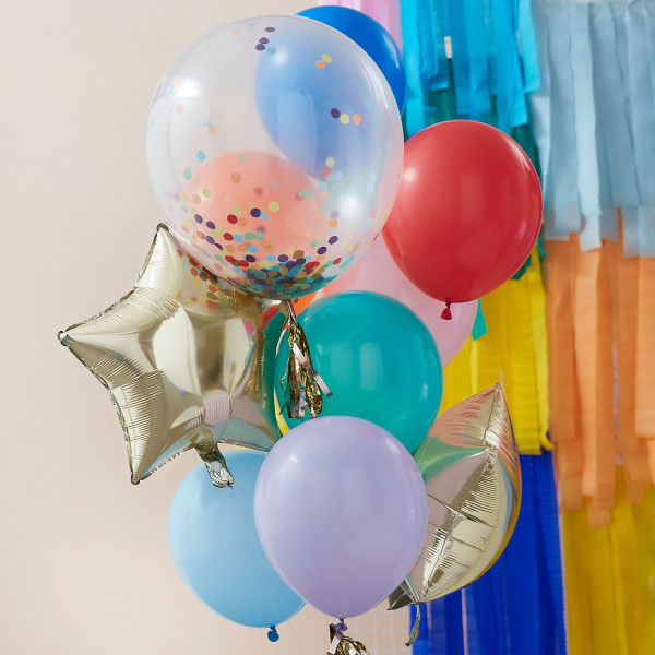 Buntes Partystar Ballon Bouquet
